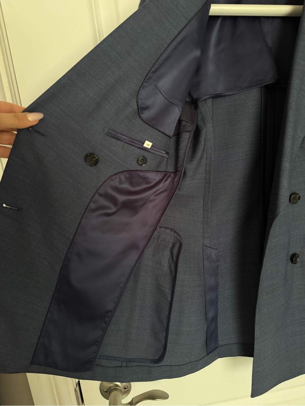 SUISTUDIO  wool Tailored Double-Breasted blazer size 4-6 - Picture 11 of 13